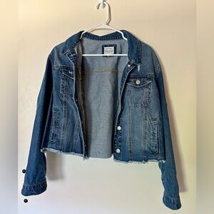 Jean jacket denim jacket